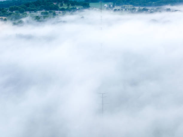 istock Fog Covering the Landscape 1407739502