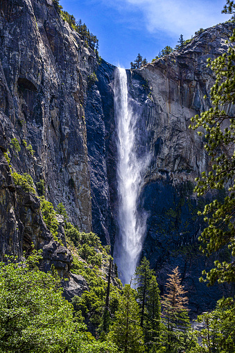 Bridal Veil Falls in Yosemite National Park