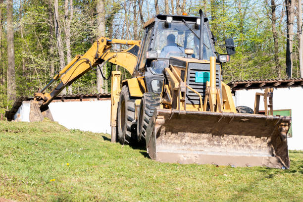 istock An excavator is digging the ground in the countryside in spring 1407741052