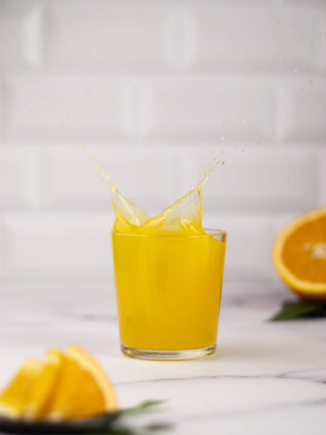 istock Splash of orange juice 1407747268