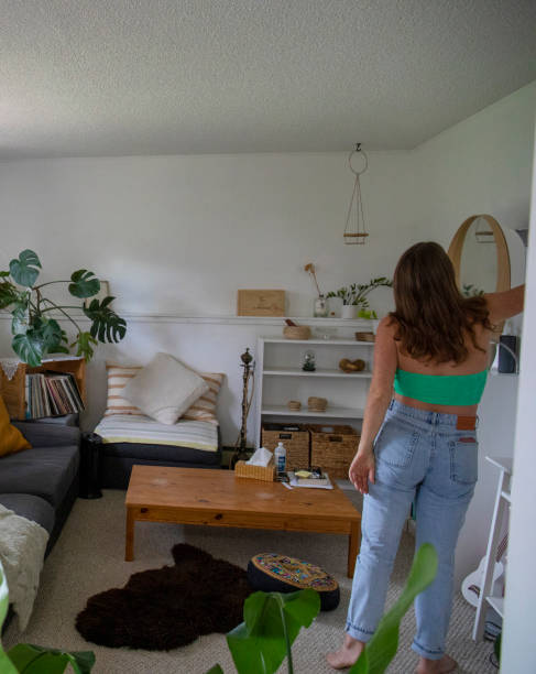 istock Young couple enjoy time together in home setting 1407758395