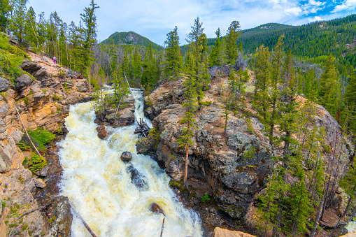 Firehole Falls is a waterfall on the Firehole River in southwestern Yellowstone National Park