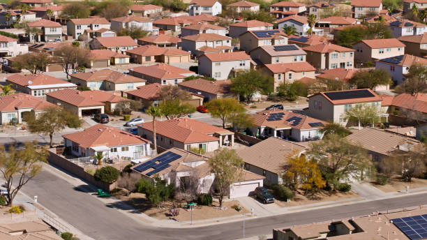 Suburban Homes in Vail, AZ - Drone Shot