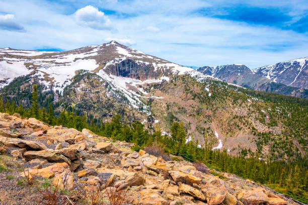 istock Incredible Overlook View at Rocky Mountains Colorado 1407763273