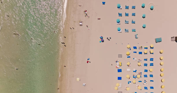 istock High Angle Drone Shot of Beachfront in Miami Beach, Florida 1407764303
