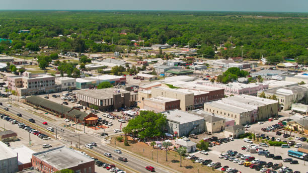 istock Aerial View of Downtown Arcadia, Florida 1407767807