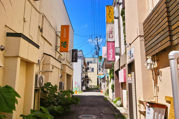 istock Entertainment district in Hanazono-cho, Otaru city 1407780091