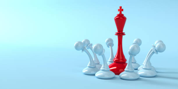 istock Chess king business concept, leader and success 1407796026