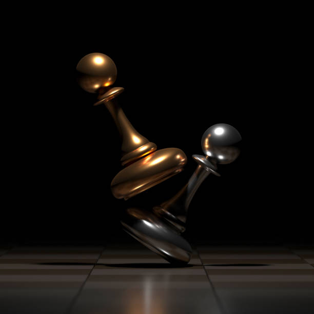istock Chess pawn outstanding. Leadership concept. Competitive andvantage 1407796585