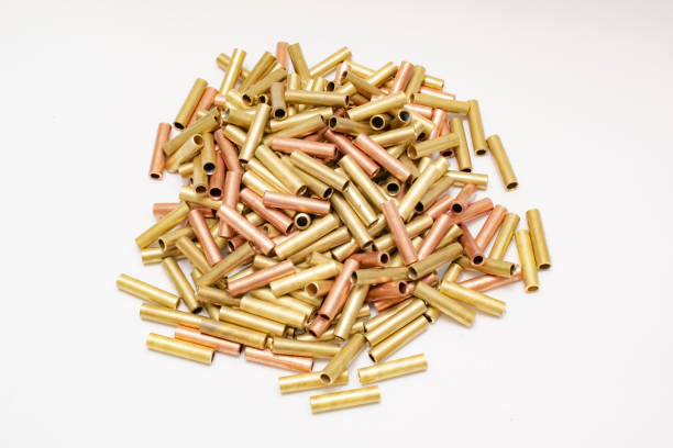 istock pile of copper pipes on a white background 1407796605
