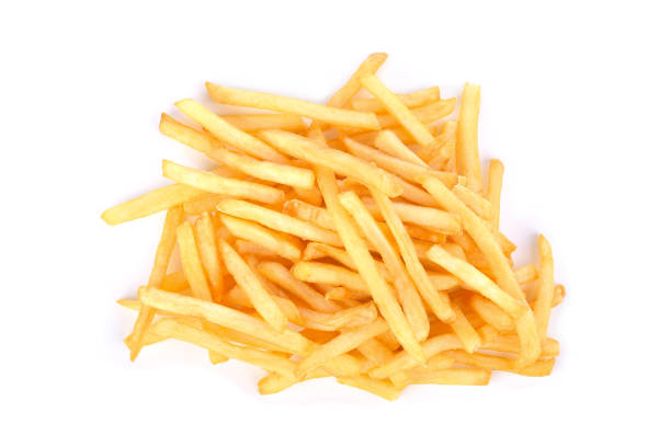 istock French fries isolated on white 1407801209