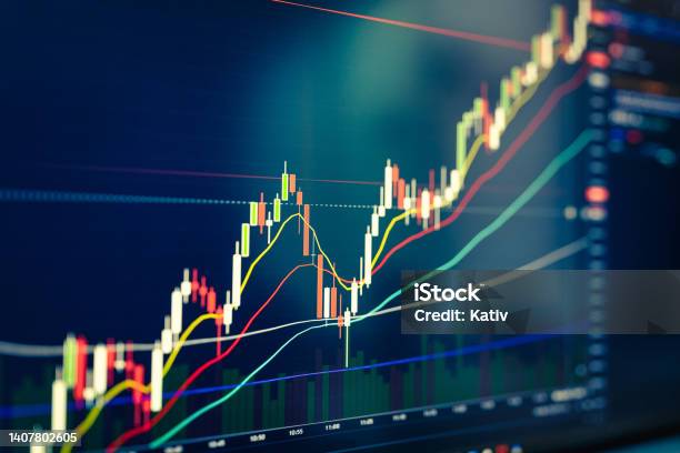 Bull Market Stock Market Chart Abstract Concept Stock Photo - Download Image Now - Bull Market, Volatile, Stock Market and Exchange