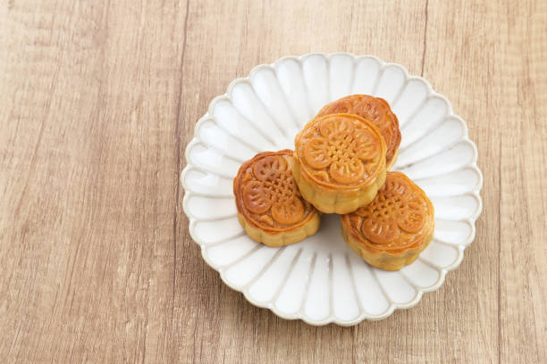 istock Moon Cake, traditional Chinese snack 1407809507