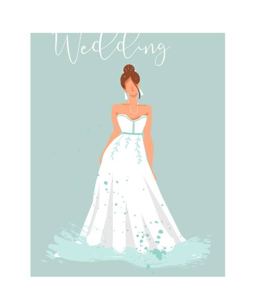 kom BES welvaart Bruidsmodeshow Illustraties en vectorbeelden - iStock