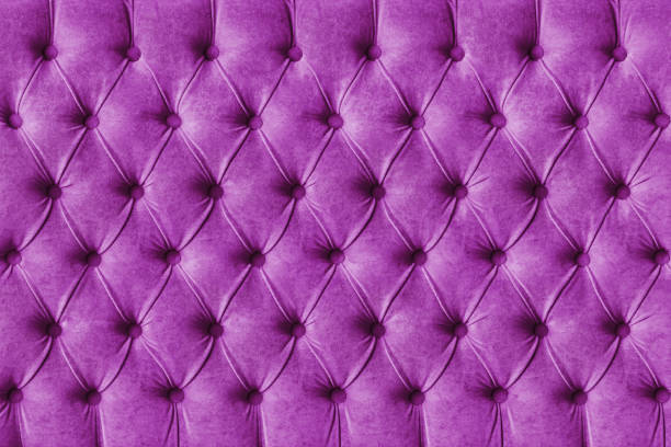 istock Purple capitone velours textile decoration with buttons 1407815984