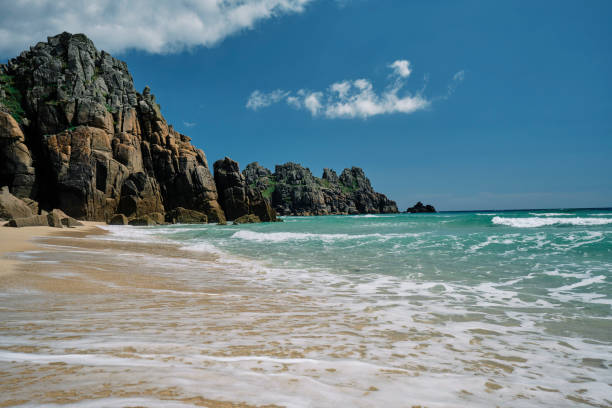 istock Penn Vounder Beach, Cornwall on a sunny June day. 1407818459