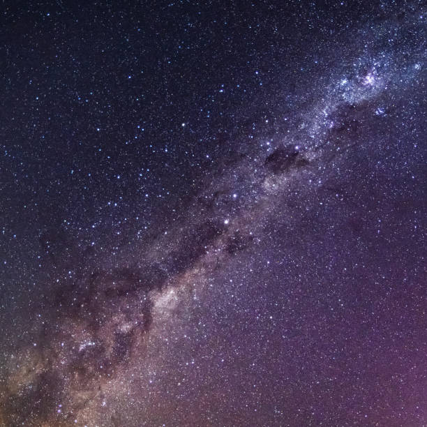 Milky Way Night Sky stock photo