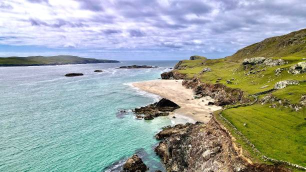 istock Aerial beach and coastline view 1407822492