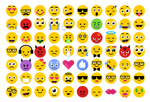 70 High Quality Emojis.