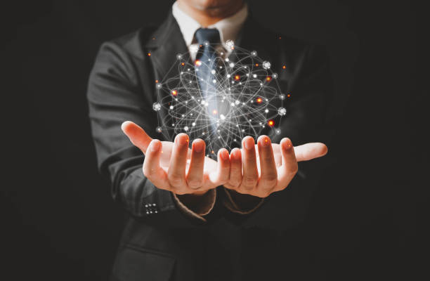 istock A men hold the virtual connection to the wireless network globe to communicate with people online real-time in communication technology 1407833098