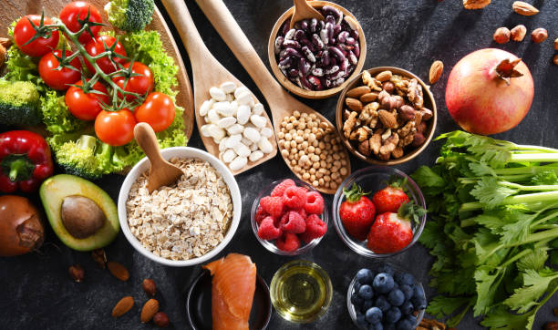 istock Cholesterol lowering food products 1407833271