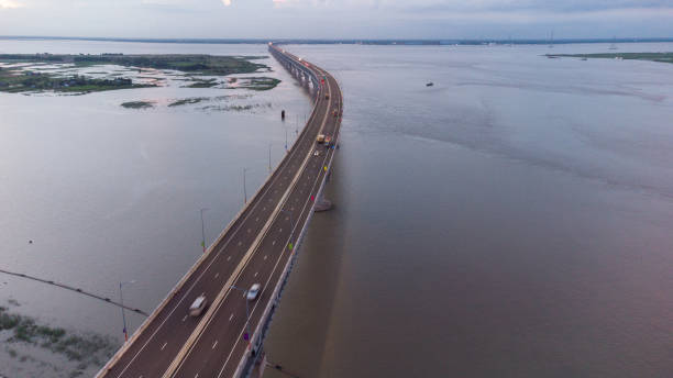 istock Padma bridge - stock photo 1407834414