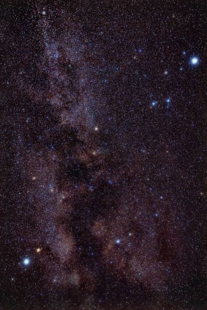 istock Milky Way stars and constellations on evening sky. 1407834556