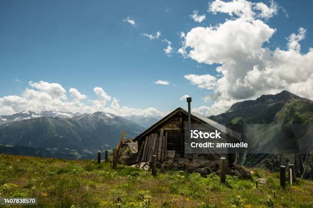 Mountain Landscapes Stock Photo - Download Image Now - Adventure, Alpine climate, Barn