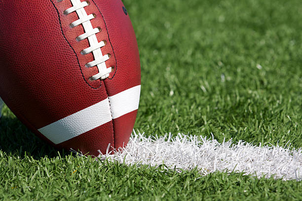istock Football close up on Field 140785129