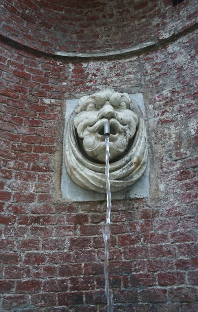 istock Fountain in Plebiscito street in Carrara 1407852963