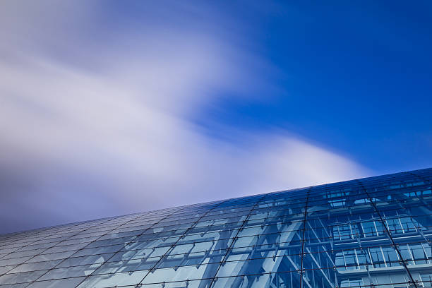istock Facade of an office building - modern abstract architecture 140785901