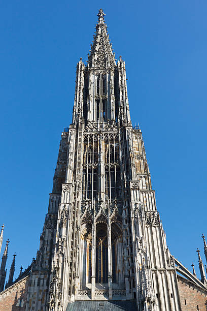 Ulm Minster (Ulmer Muenster), Germany Ulm Minster / Cathedral (Ulmer Muenster), in Ulm, Germany, has the world's tallest church steeple. ulm minster stock pictures, royalty-free photos & images
