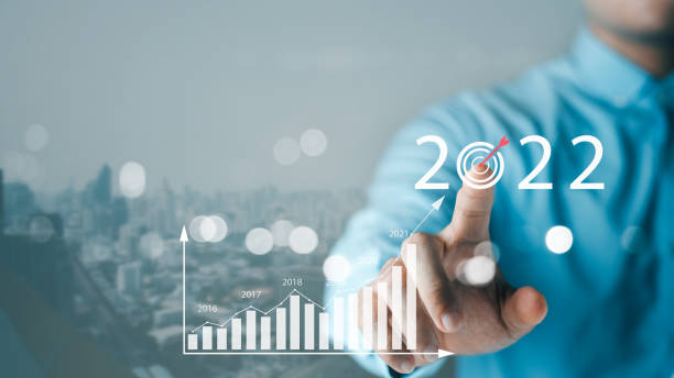 istock Business Analysis Concepts and Financial Concepts, Business Growth Plans and Adding Positive Business and Financial Growth Indicators in 2022. 1407863447