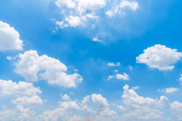 istock beautiful airatmosphere bright blue sky background abstract clear texture with white clouds. 1407864614