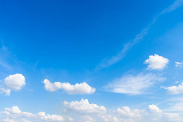 istock beautiful airatmosphere bright blue sky background abstract clear texture with white clouds. 1407864637