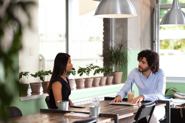 istock Business partners meeting in cafe 1407864873