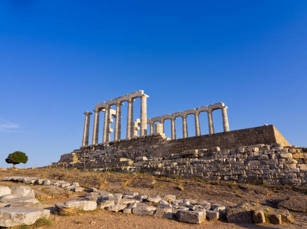 istock Ancient Temple of Poseidon at Sounio 1407865391