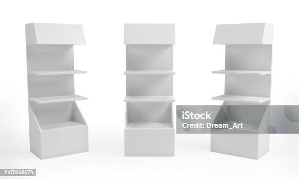 Large Pdq In Store Big Pdq Display Empty Packaging Display With 3 Different Angles Display ...