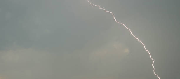 istock Thunder, flash of lightning on a rainy day. 1407868740