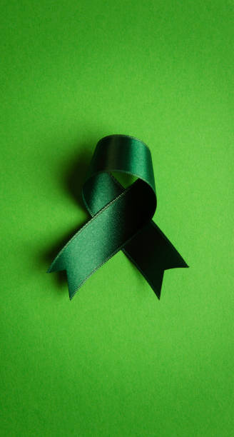 istock Green Awareness Ribbon 1407875104