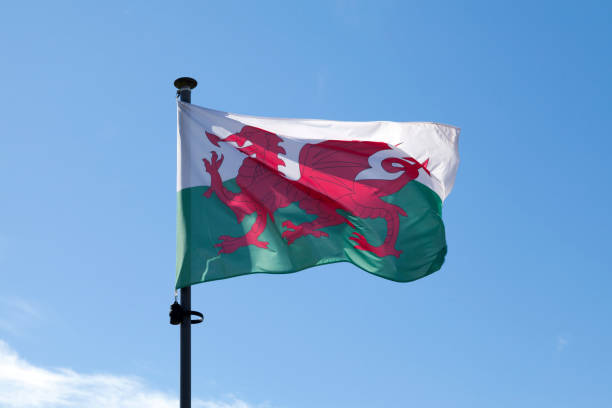 istock Flag of Wales waving 1407875368