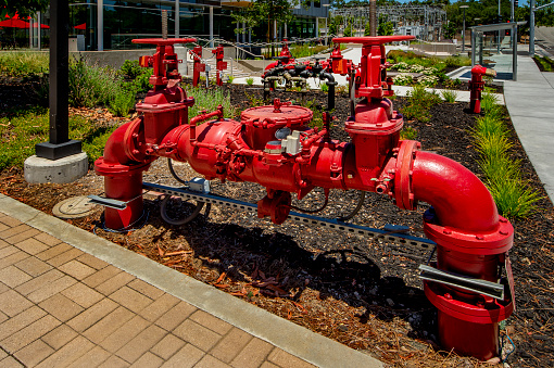 Water service with shuttle and back flow preventer.