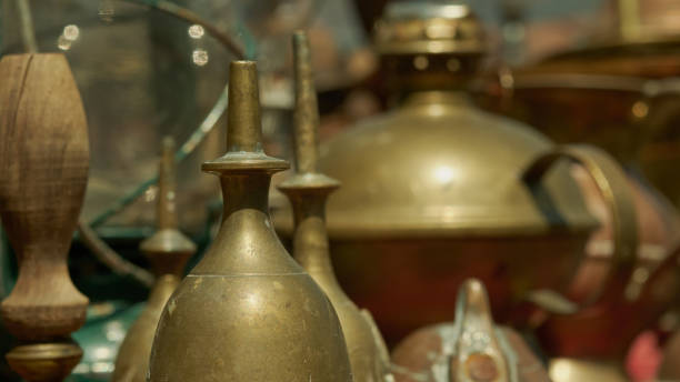 istock Rare copper candlestick for small candles 1407879380
