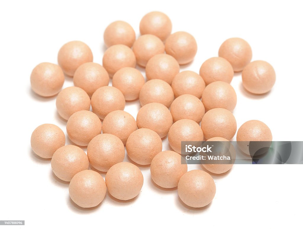 Face Powder Pearls (Ball-Powder) Face powder pearls (ball-powder) isolated on a white background Face Powder Stock Photo