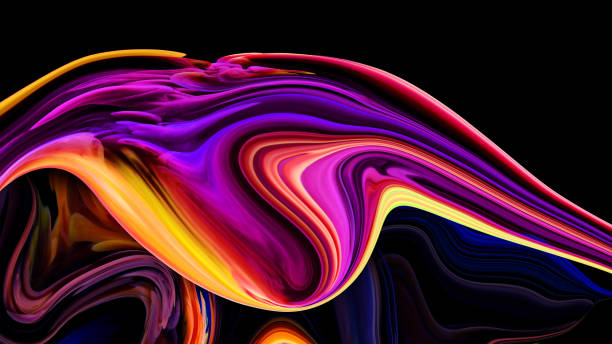 istock Creative painting colorful abstract on background, Color gradient background design 1407881524