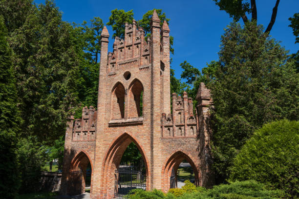 istock Gothic Revival Belfry Gate In Ciechanow 1407881717