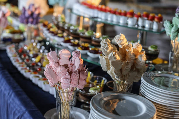 istock Self Service Catering Kitchen in Egyptian Restaurant of Marsa Alam 1407883602