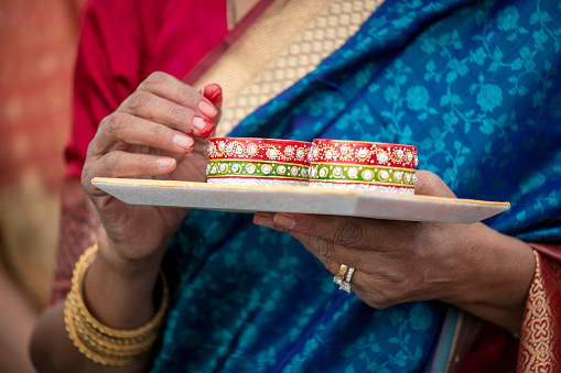 At an Indian wedding