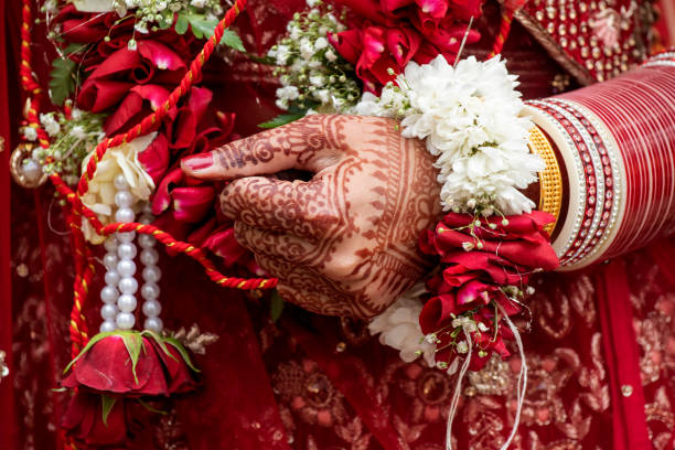 istock Hand decoration of an Indian bride 1407886269