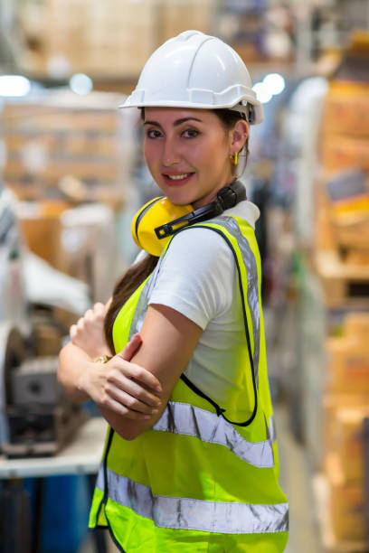istock Foreman or Engineer work at factory site check up machine or products in site. Engineer or Technician checking Material or Machine on Plant. Industrial and Factory. 1407888304